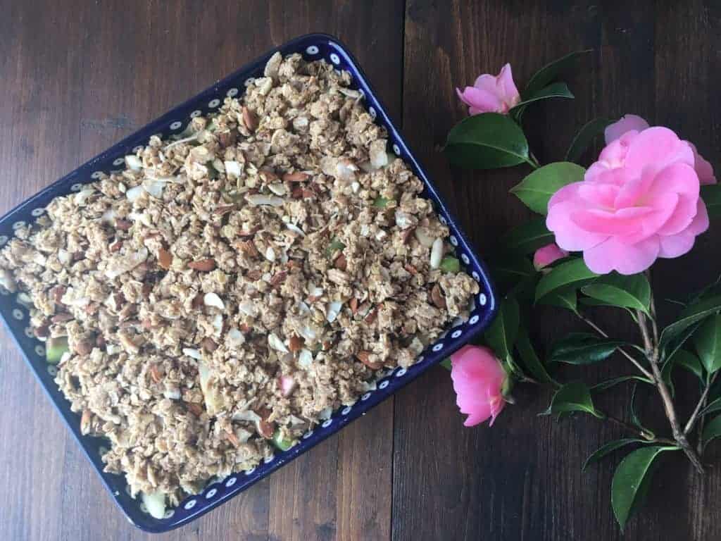 Rhubarb Apple Crumble